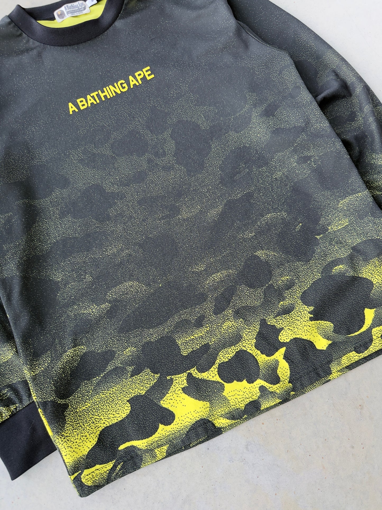 A Bathing Ape Bape Camo Long Sleeve Jersey [M]