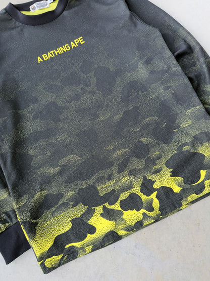 A Bathing Ape Bape Camo Long Sleeve Jersey [M]