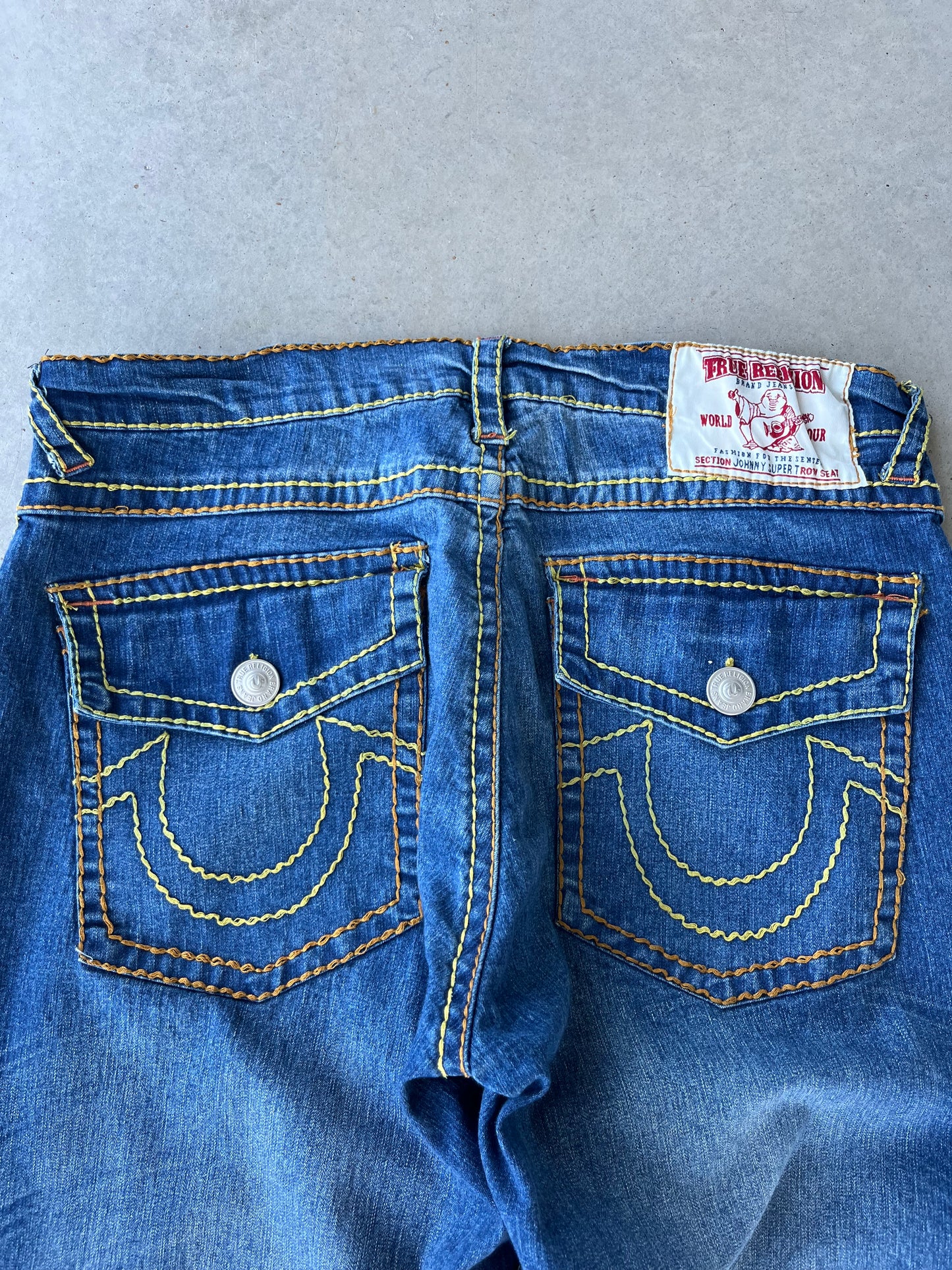 Y2K True Religion Stitched Jeans [36x34]