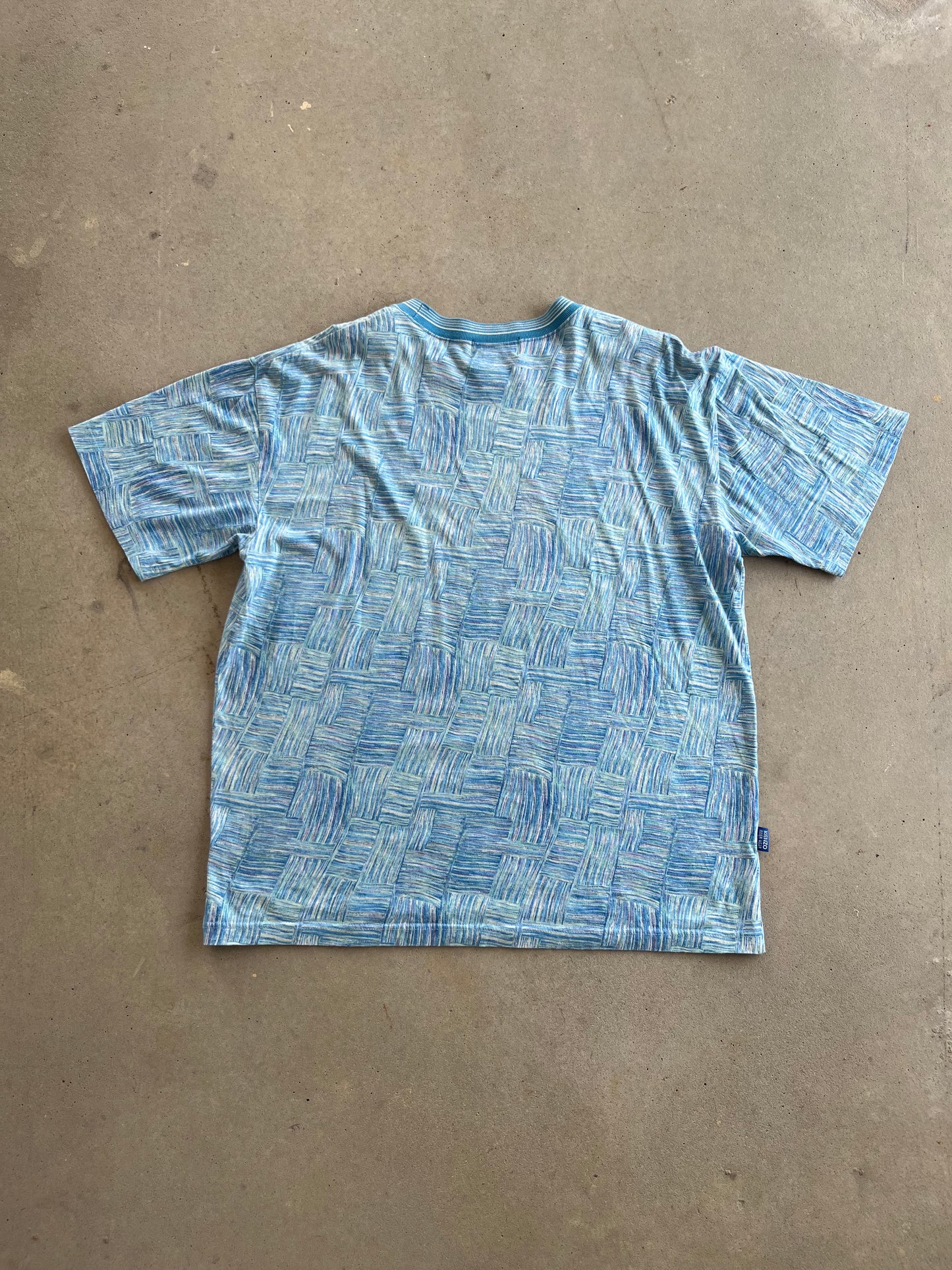 Kenzo Abstract Blue T-Shirt [L]