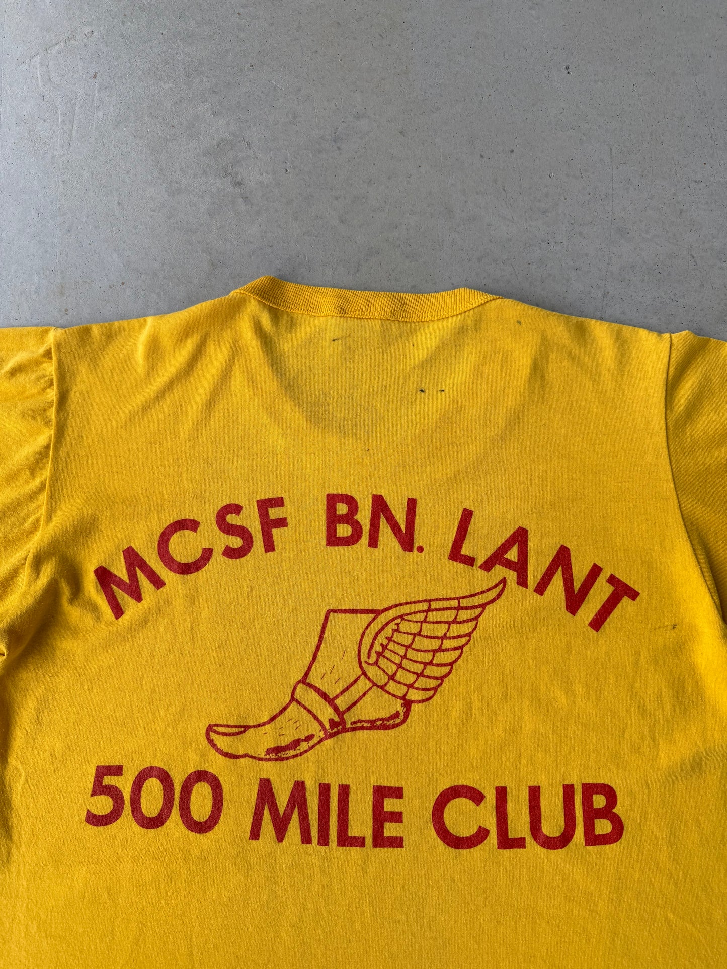 80’s Marine Corps 500 Mile Run Club T-Shirt [M]