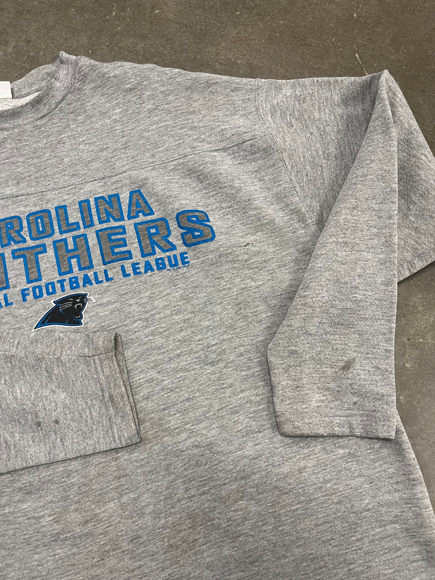 00’s Carolina Panthers Spellout Crewneck [XXL]