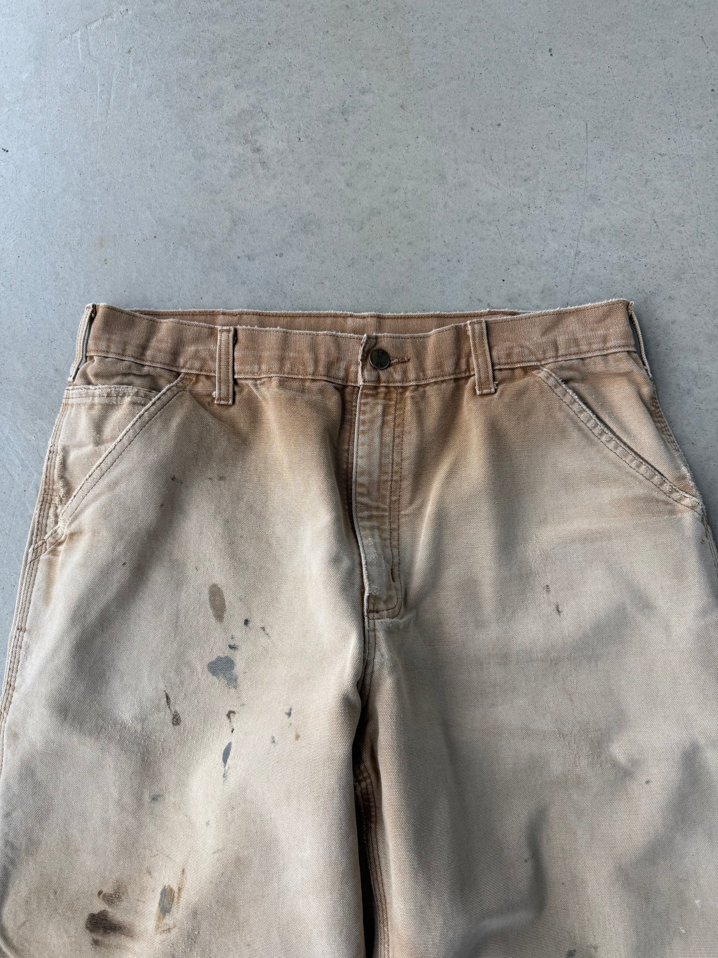 90’s Carhartt Faded Tan Work Pants [34x31]