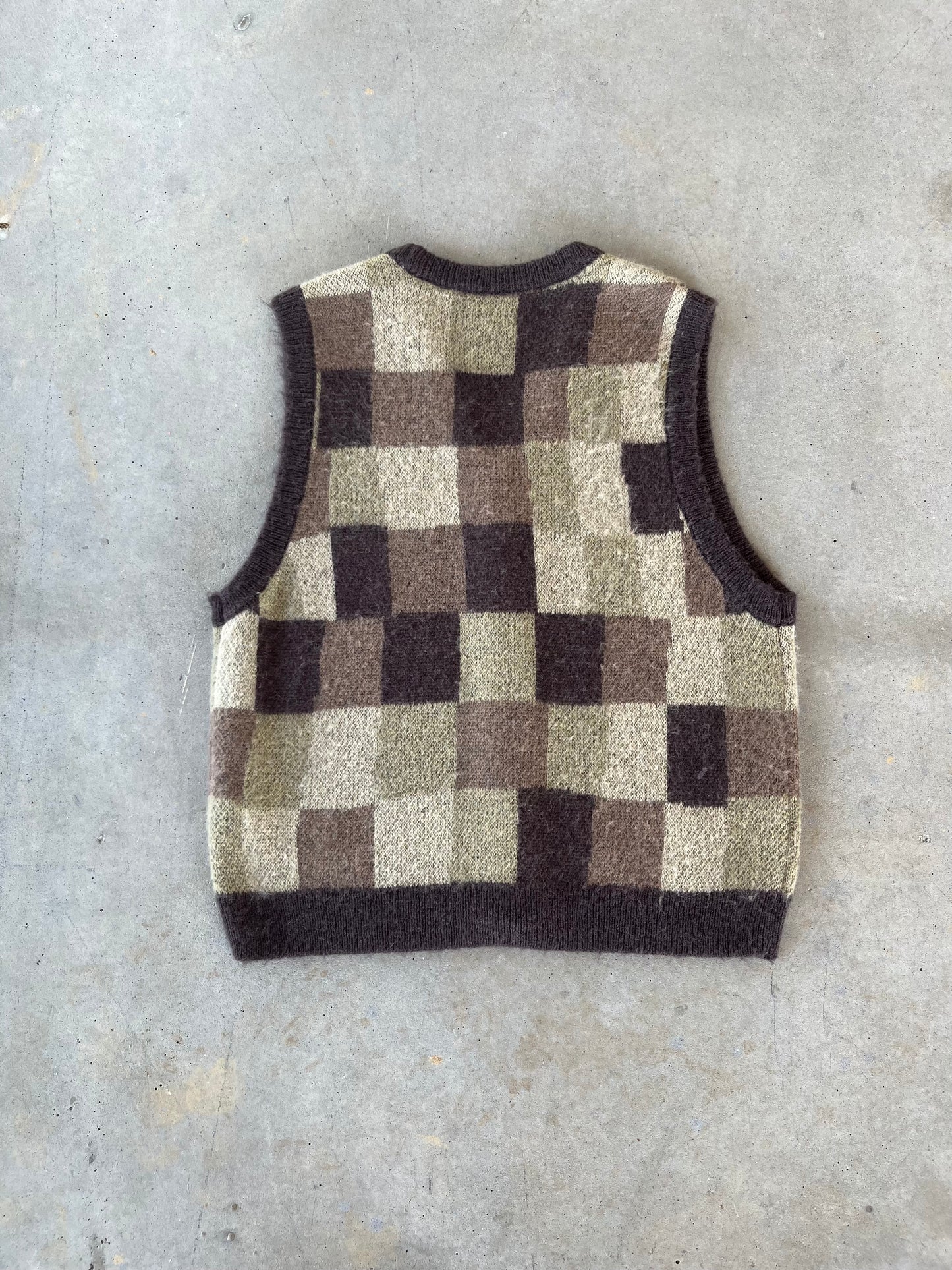 Stussy Plaid Striped Vest [M]