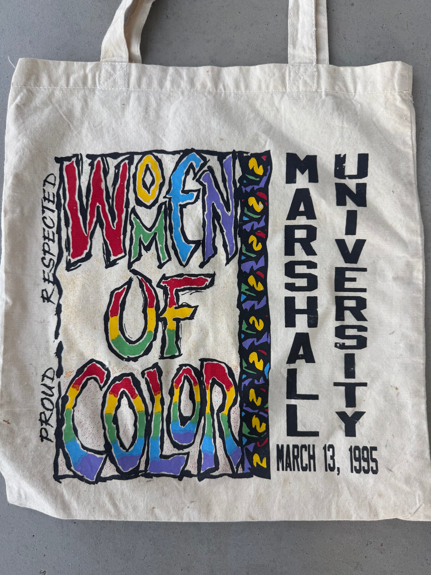 1995 Marshall Univ. Women Of Color Tote Bag