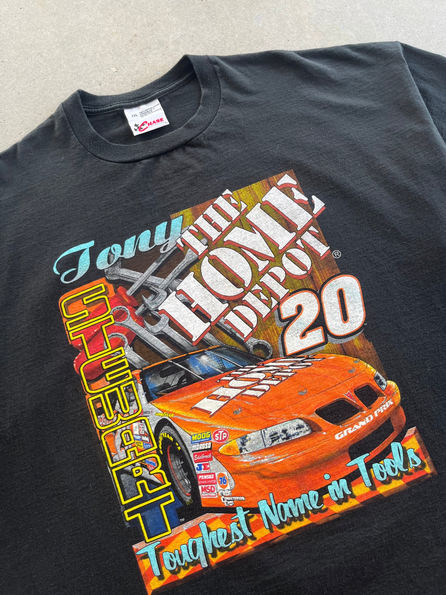 90’s Tony Stewart Home Depot Nascar T-Shirt [XXL]