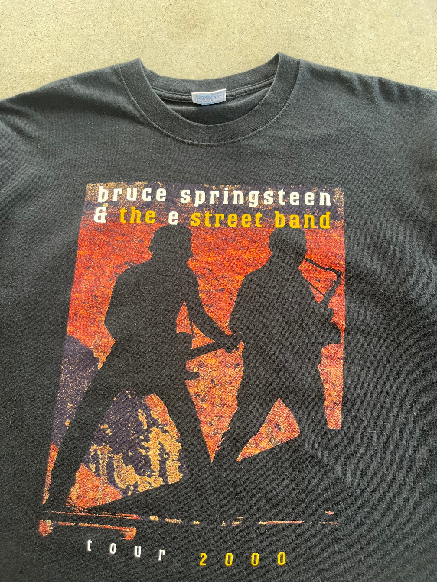 2000 Bruce Springsteen & The E Street Band Tour T-Shirt [L]