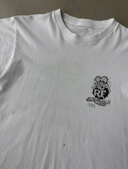 90’s Rat Fink Gun Control T-Shirt [M]