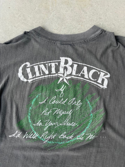 1990 Clint Black " Put Yourself In My Shoes " Band T Shirt [L]