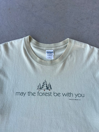 00s " May The Forest Be With You " Nature T-Shirt [L]