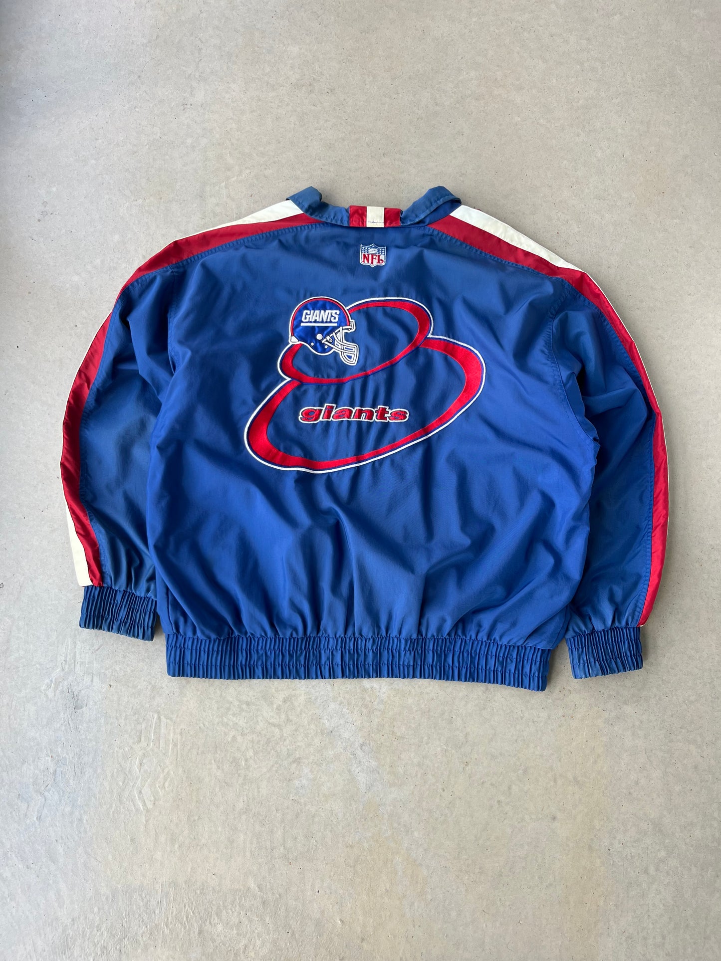 90's NY Giants Logo Athletic Windbreaker [L]