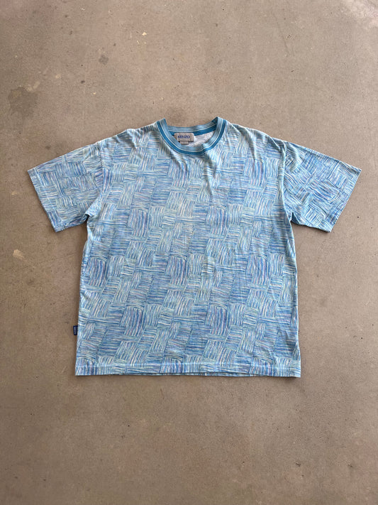 Kenzo Abstract Blue T-Shirt [L]