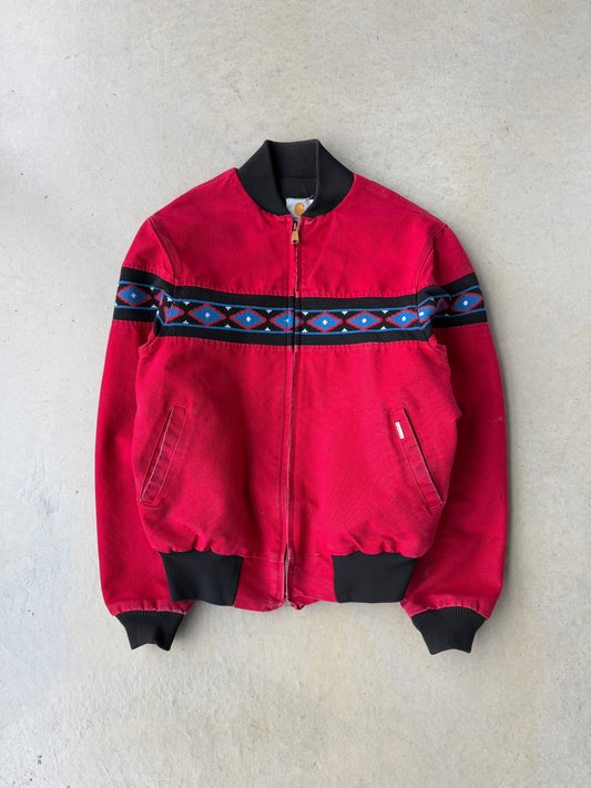 90’s Carhartt Aztec Santa Fe Red Jacket [L]