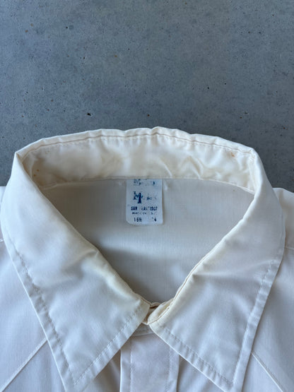 80’s Pearl Snap Button Up Shirt [L]