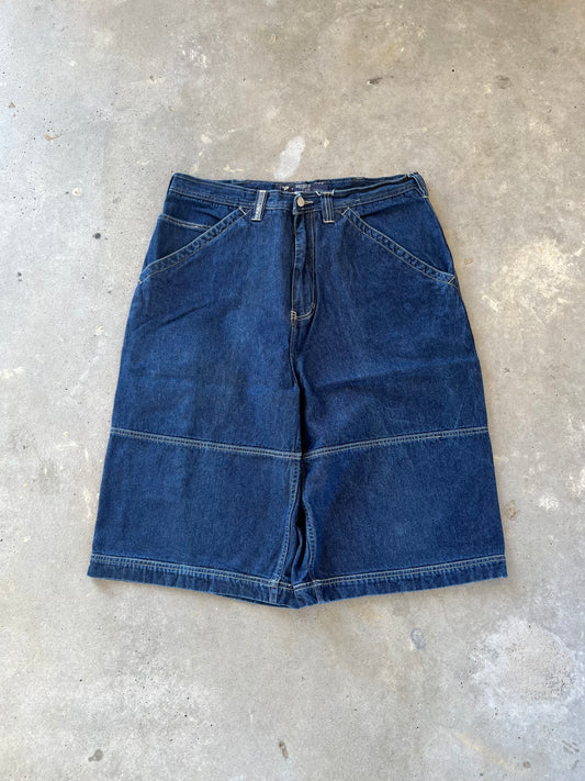 Y2K Pure Playaz Denim Baggy Shorts [36]