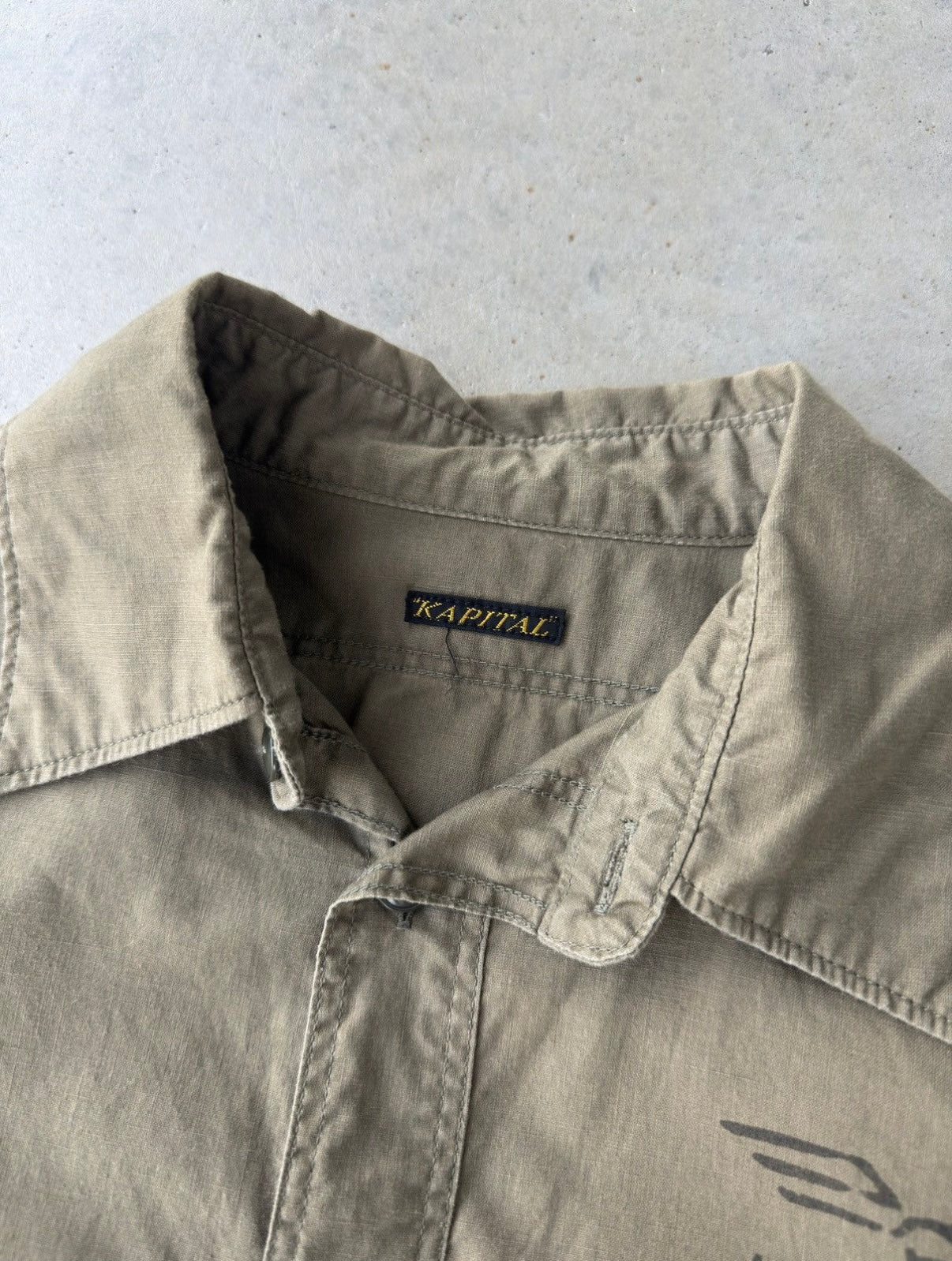Kapital Military Long Sleeve Button Up Shirt [M]