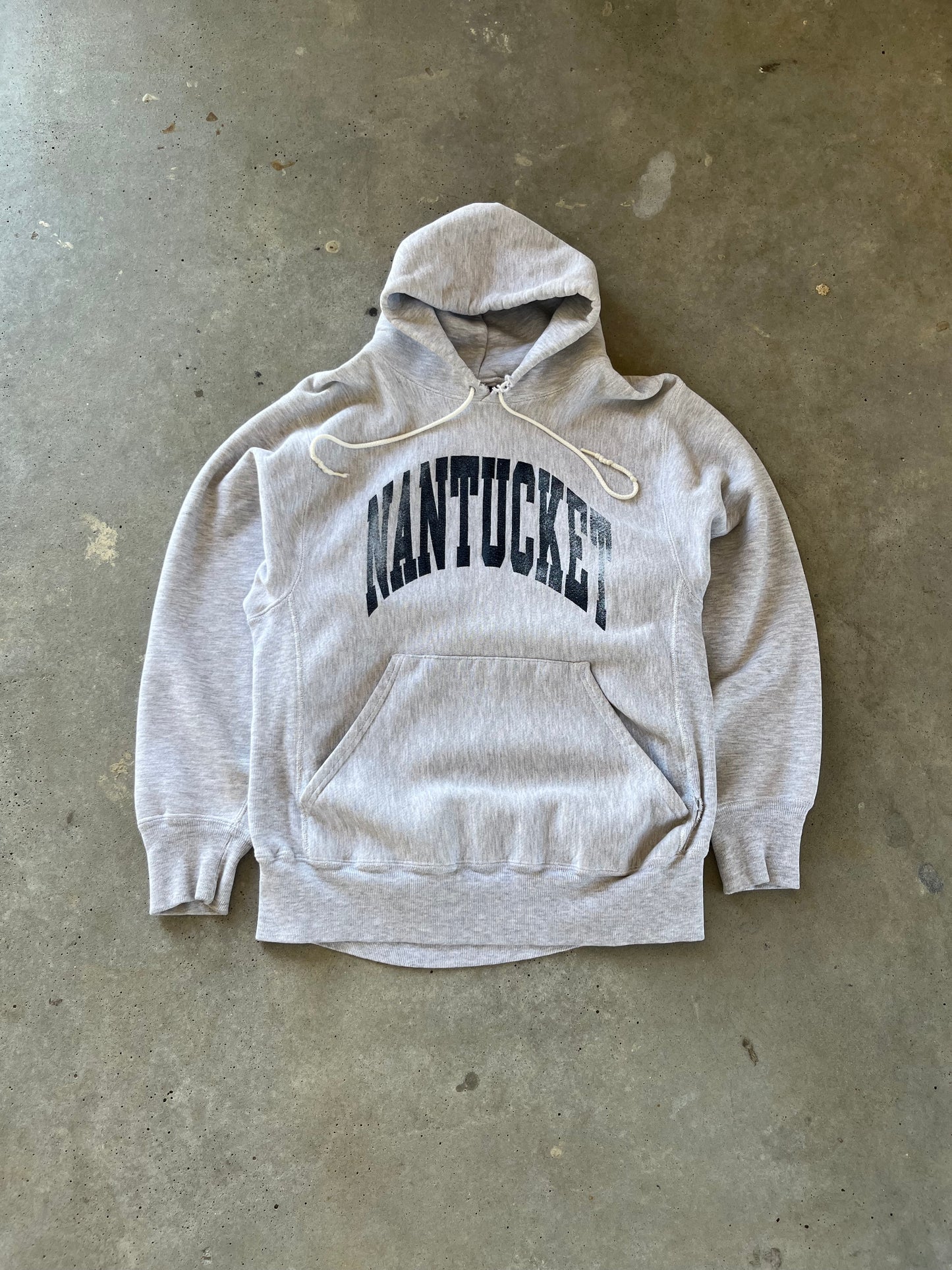 90’s Nantucket Reverse Weave Style Hoodie [M]