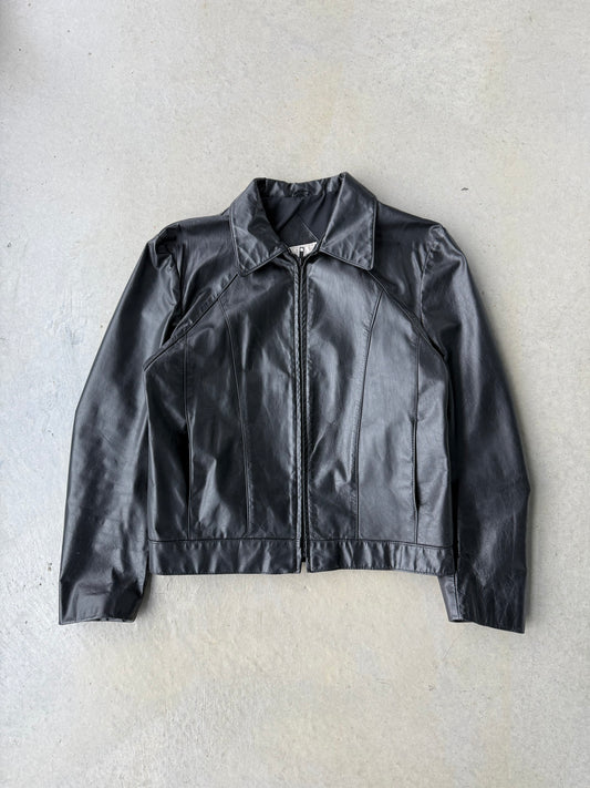 00’s Leather Jacket [L]