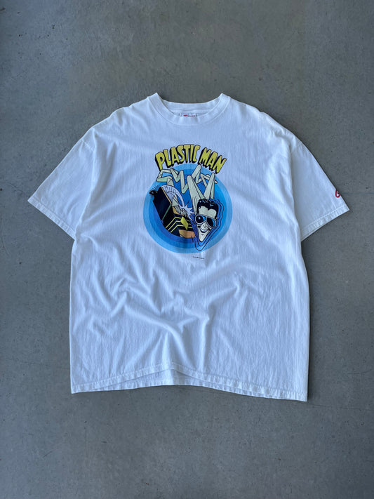 90's Plastic Man Super Hero T Shirt [XXL]