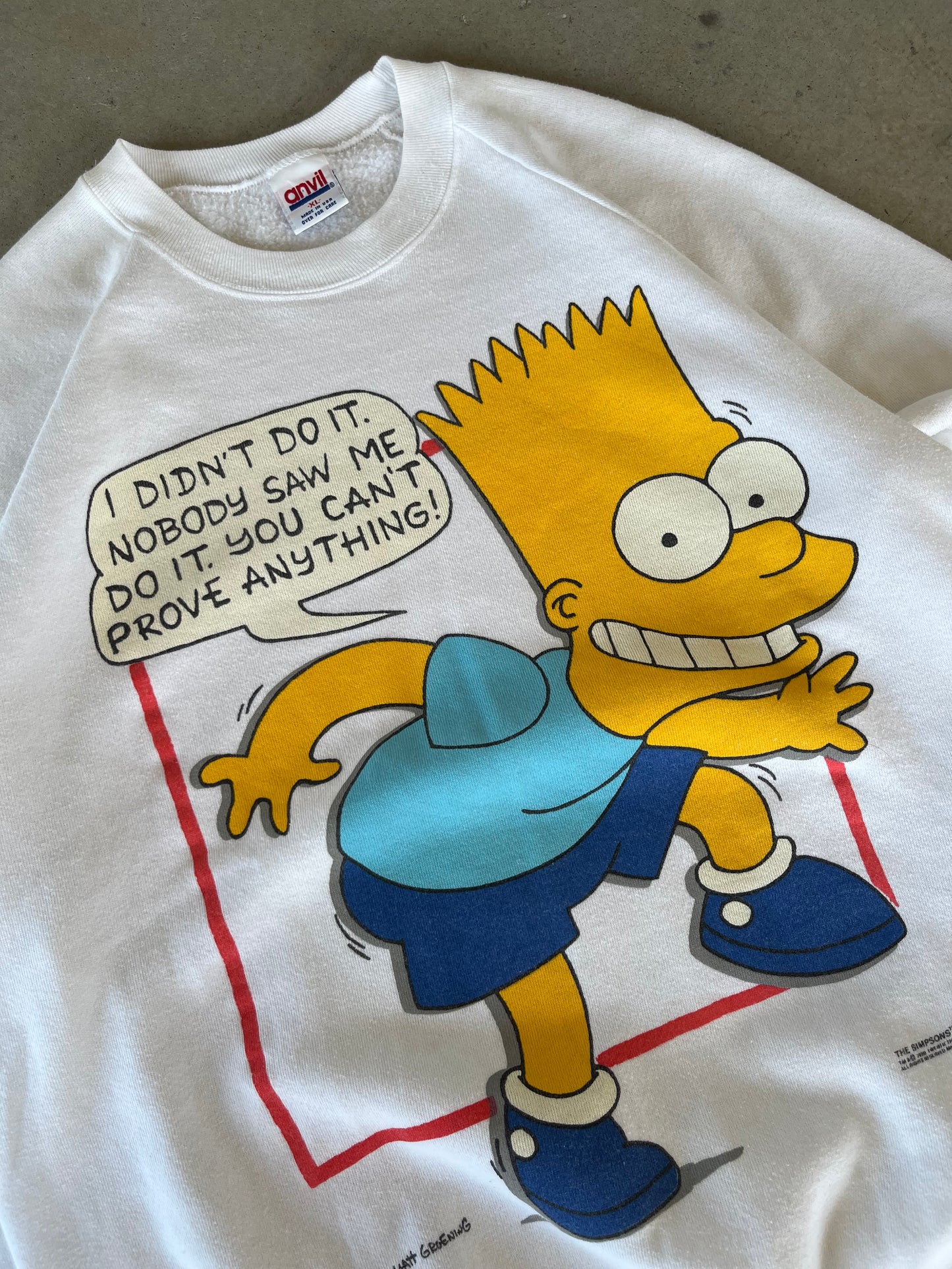 90’s Bart Simpson The Simpsons Promo Crewneck [XL]