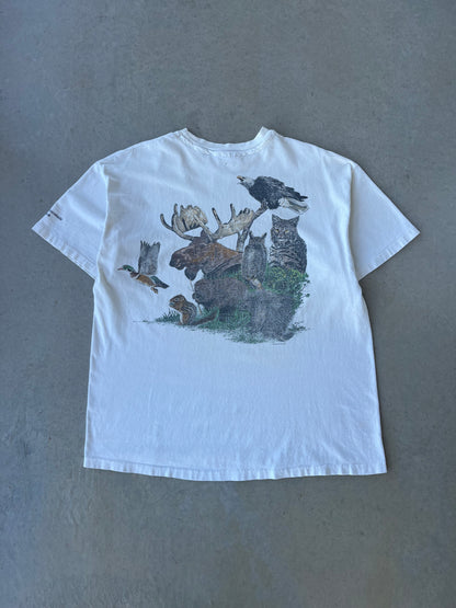 90s Wildlife Animal Nature T-Shirt [XL]