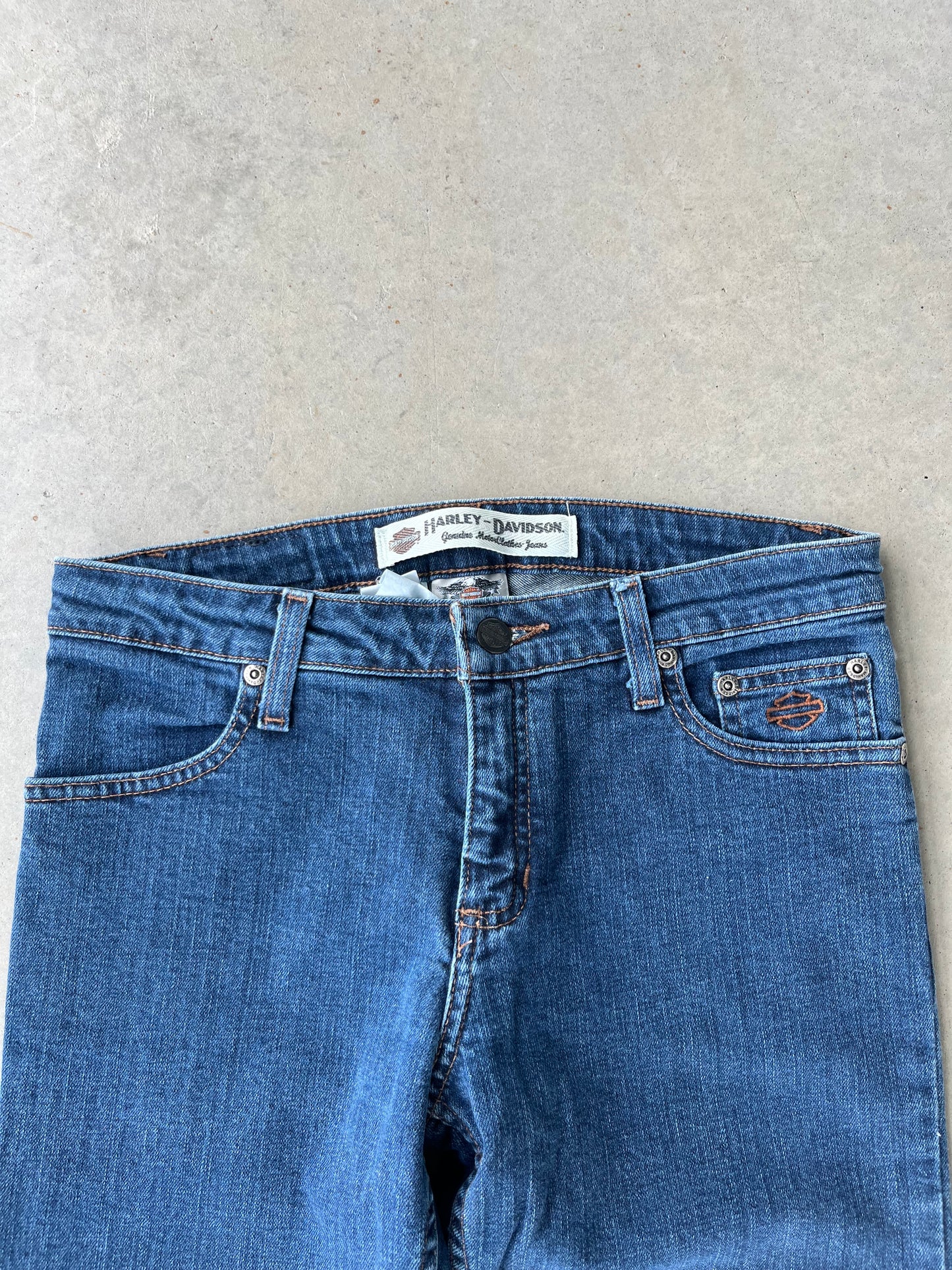 00’s Women’s Harley Davidson Biker Jeans