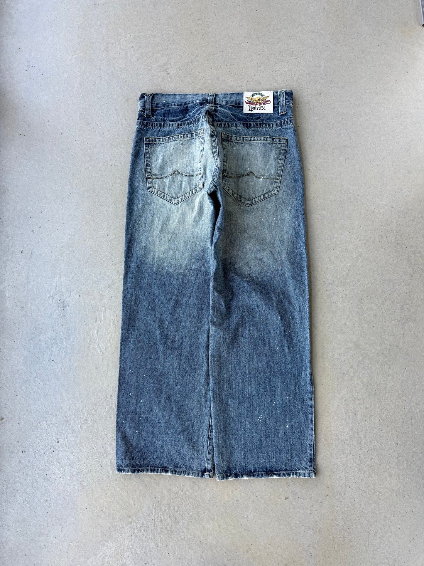 Vintage Y2K Avirex Light Wash Baggy Denim Jeans