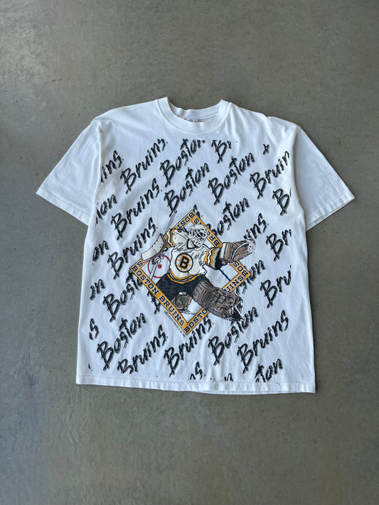 90’s Boston Bruins AOP NHL T Shirt [L]