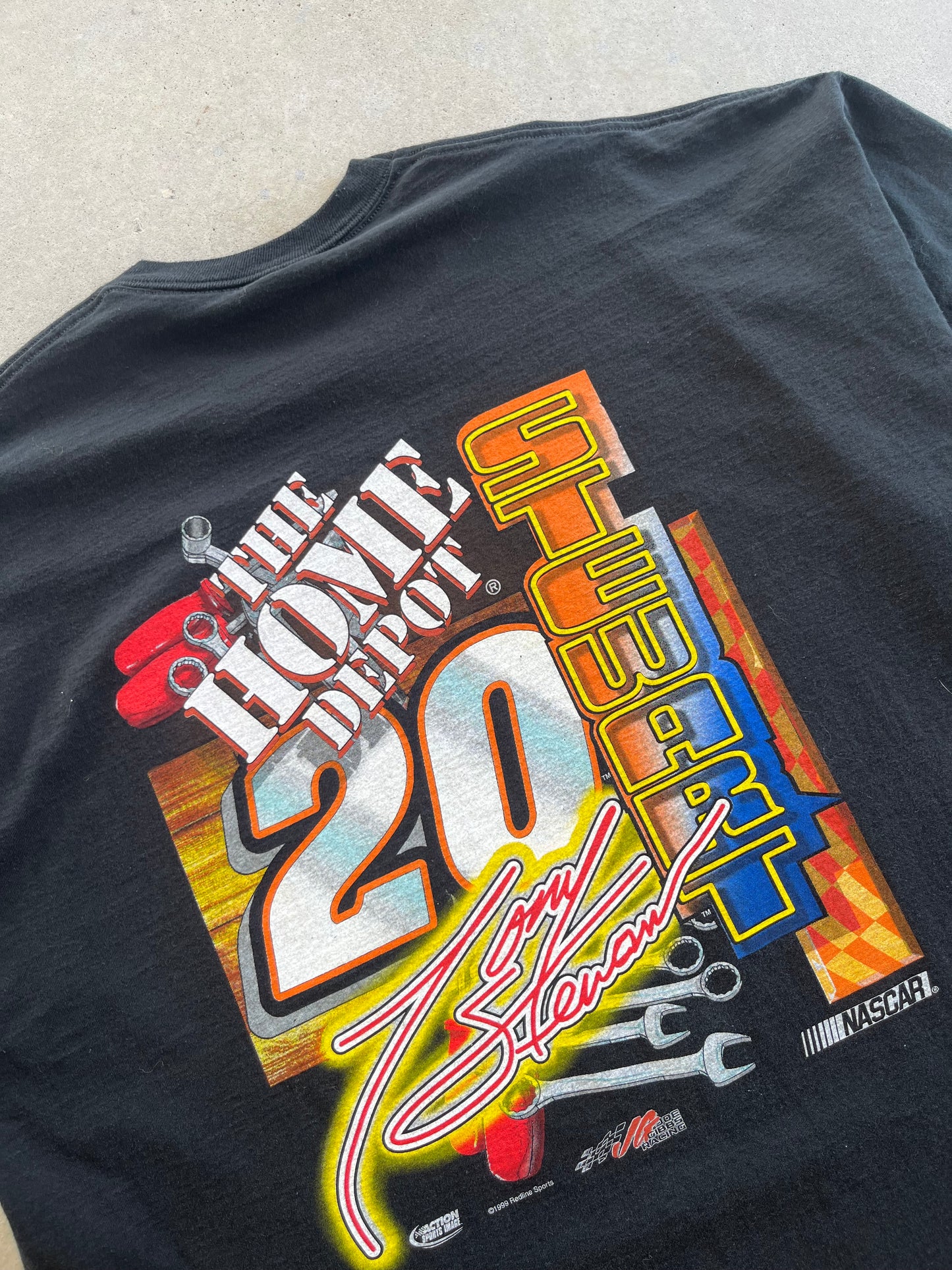 90’s Tony Stewart Home Depot Nascar T-Shirt [XXL]