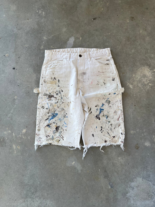 00’s Sherwin Williams Paint Splattered Painter Shorts [31]