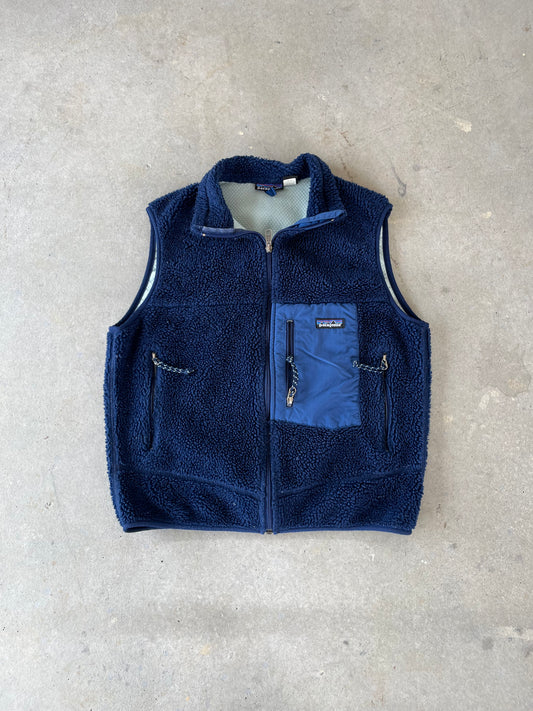 90’s Patagonia Navy Blue Fleece Vest [M]