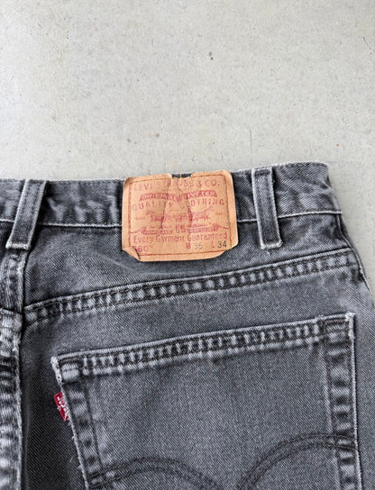 90s Levi’s 560 Faded Black Denim Jeans [35x32]