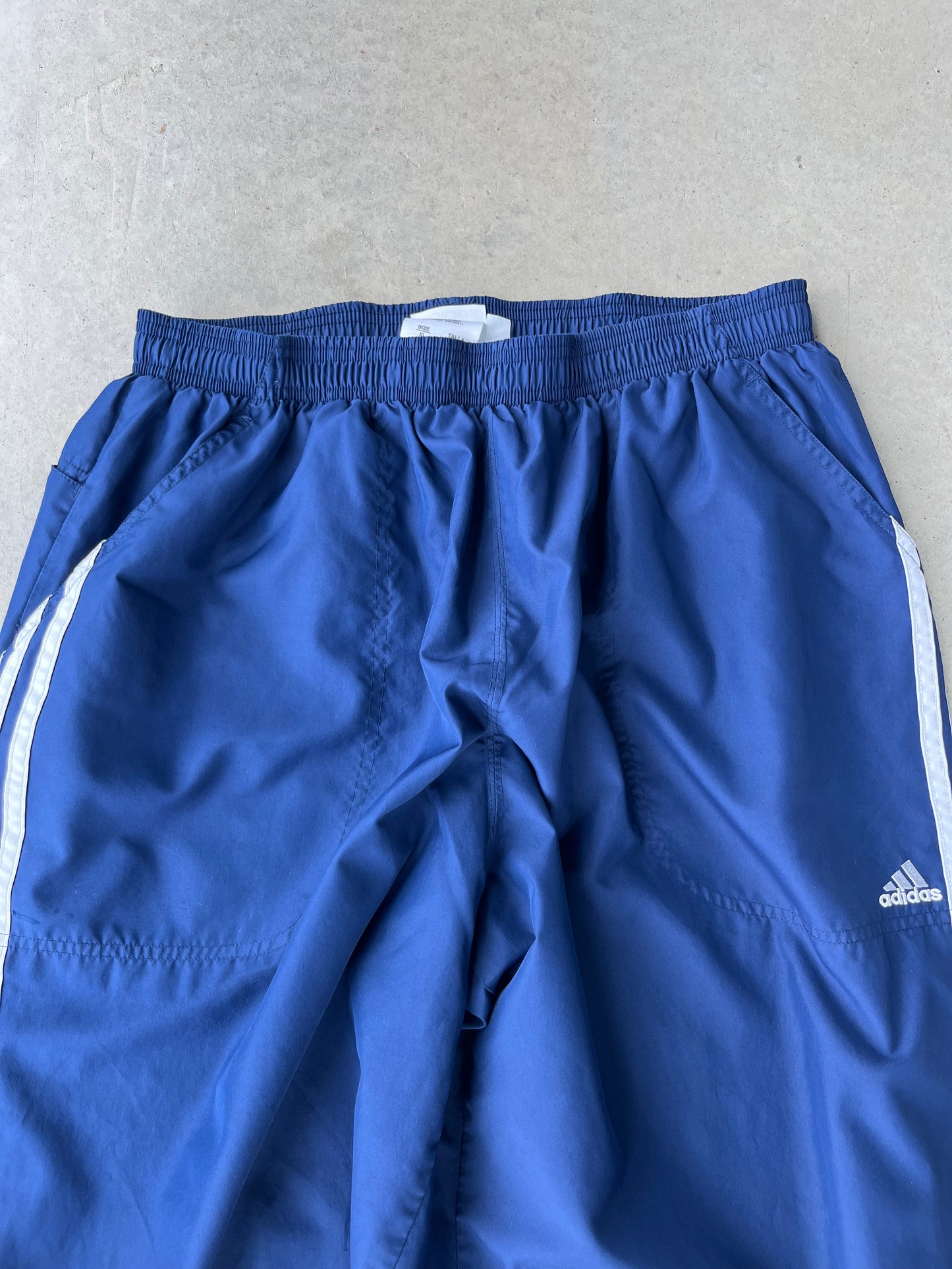 00’s Navy Blue Adidas Track Pants [XL]