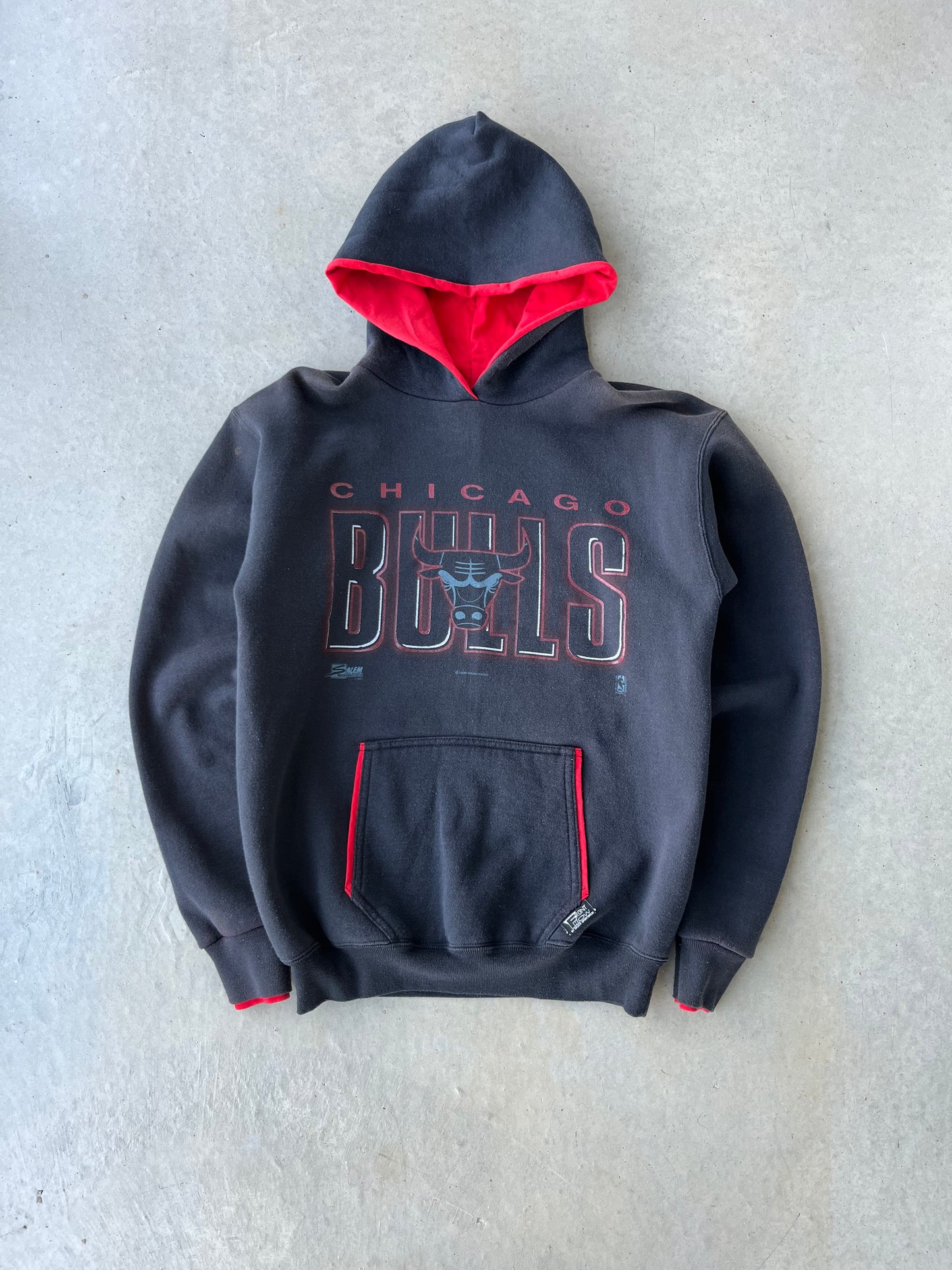 90's Chicago Bulls Salem Sports Hoodie [M]