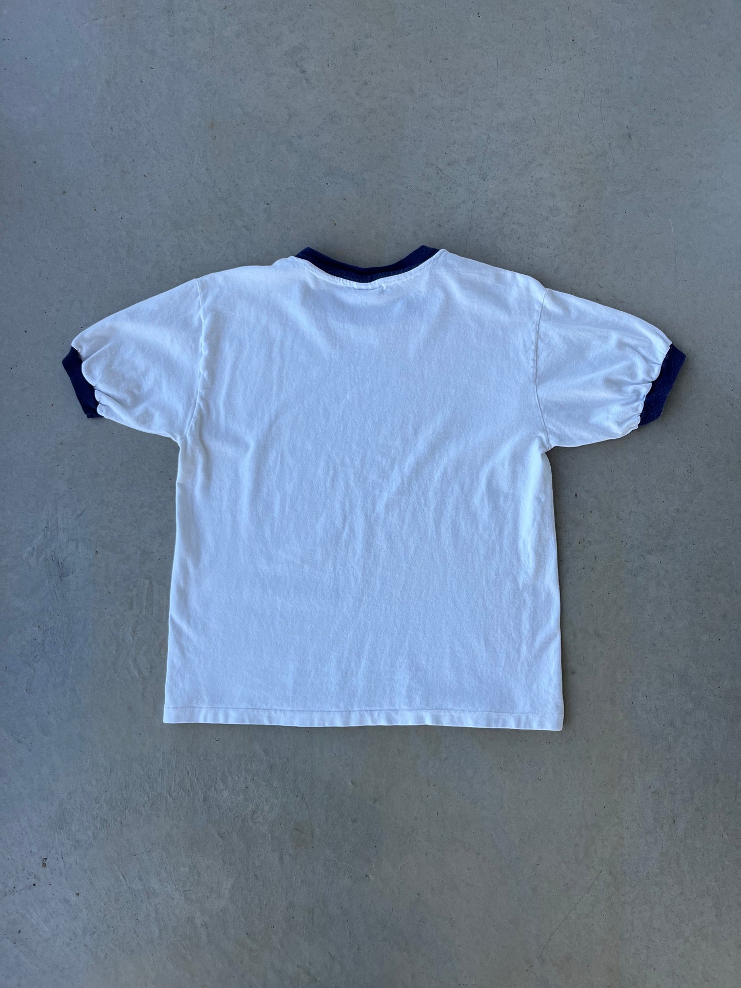 90s Naval Academy Ringer T-Shirt [M]