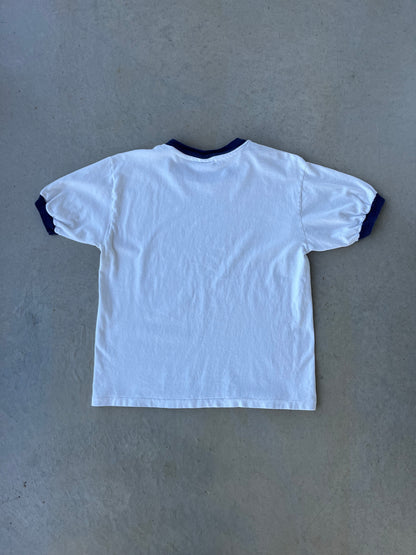 90s Naval Academy Ringer T-Shirt [M]