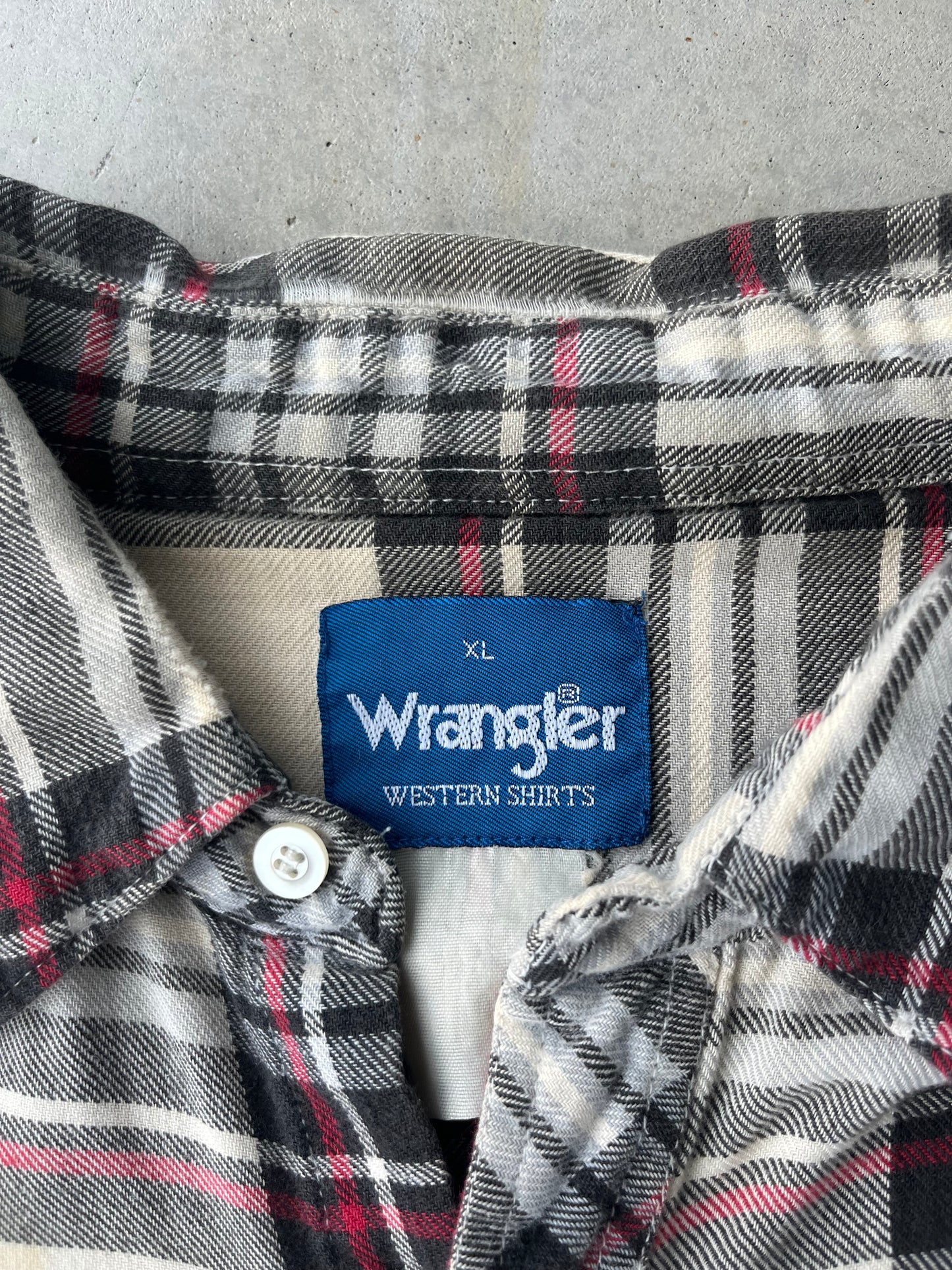 90s Wrangler Pearl Snap Flannel [XL]