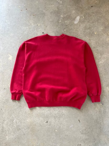 90’s Red Nike Crewneck [L]