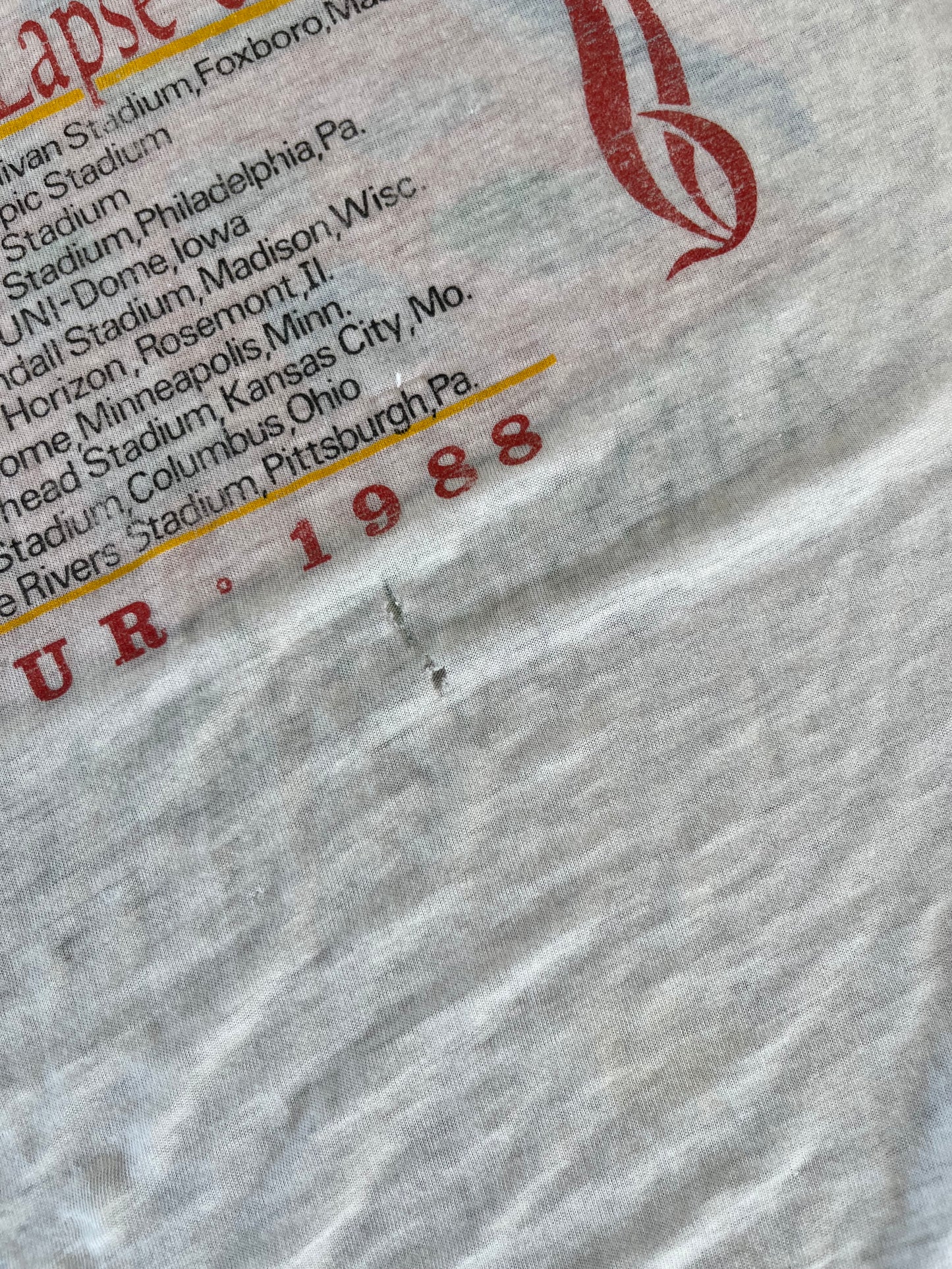 1988 Pink Floyd “ A Momentary Lapse of Reason “ World Tour Band T-Shirt [L]