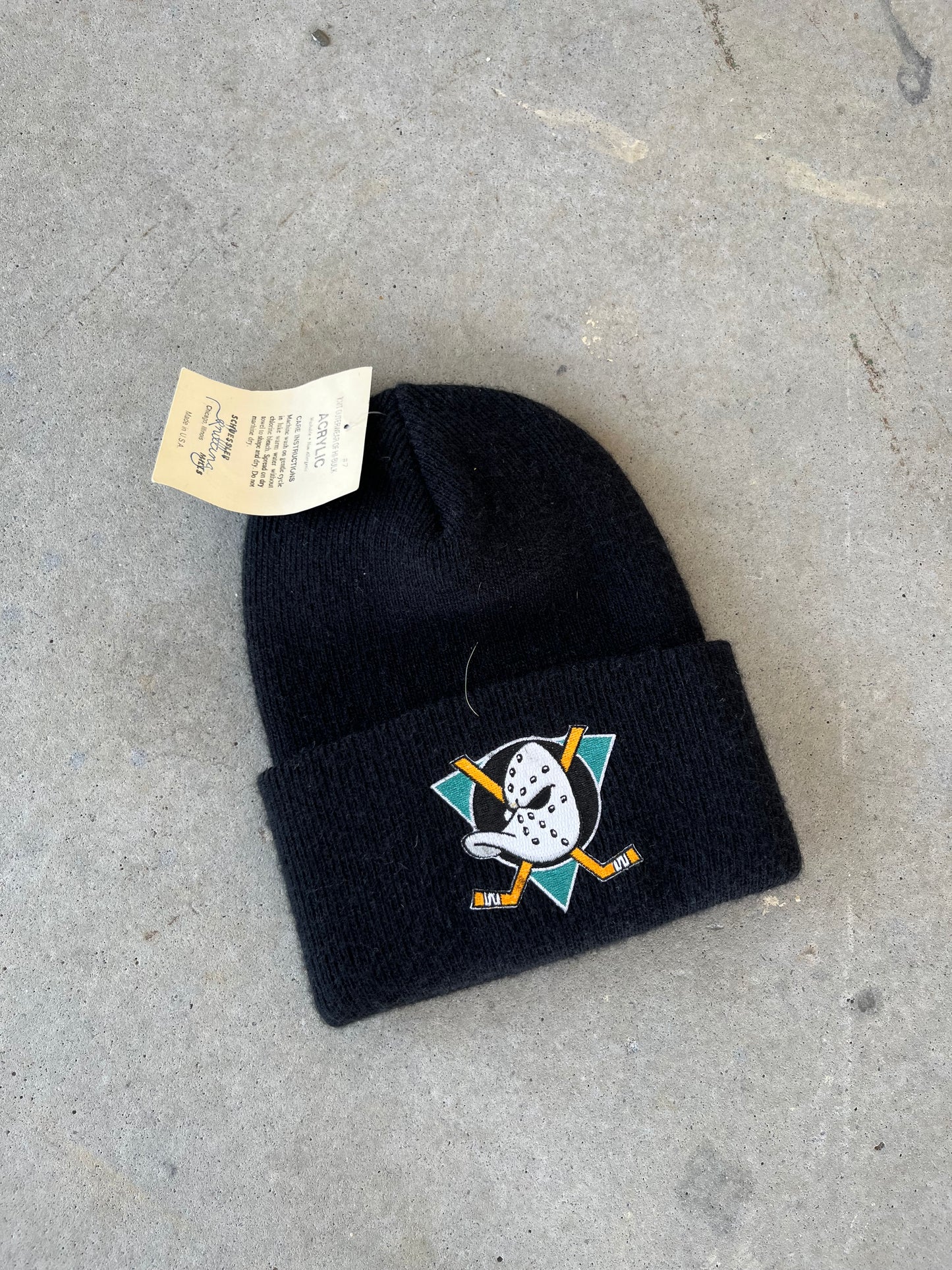 90’s Mighty Ducks NHL Beanie