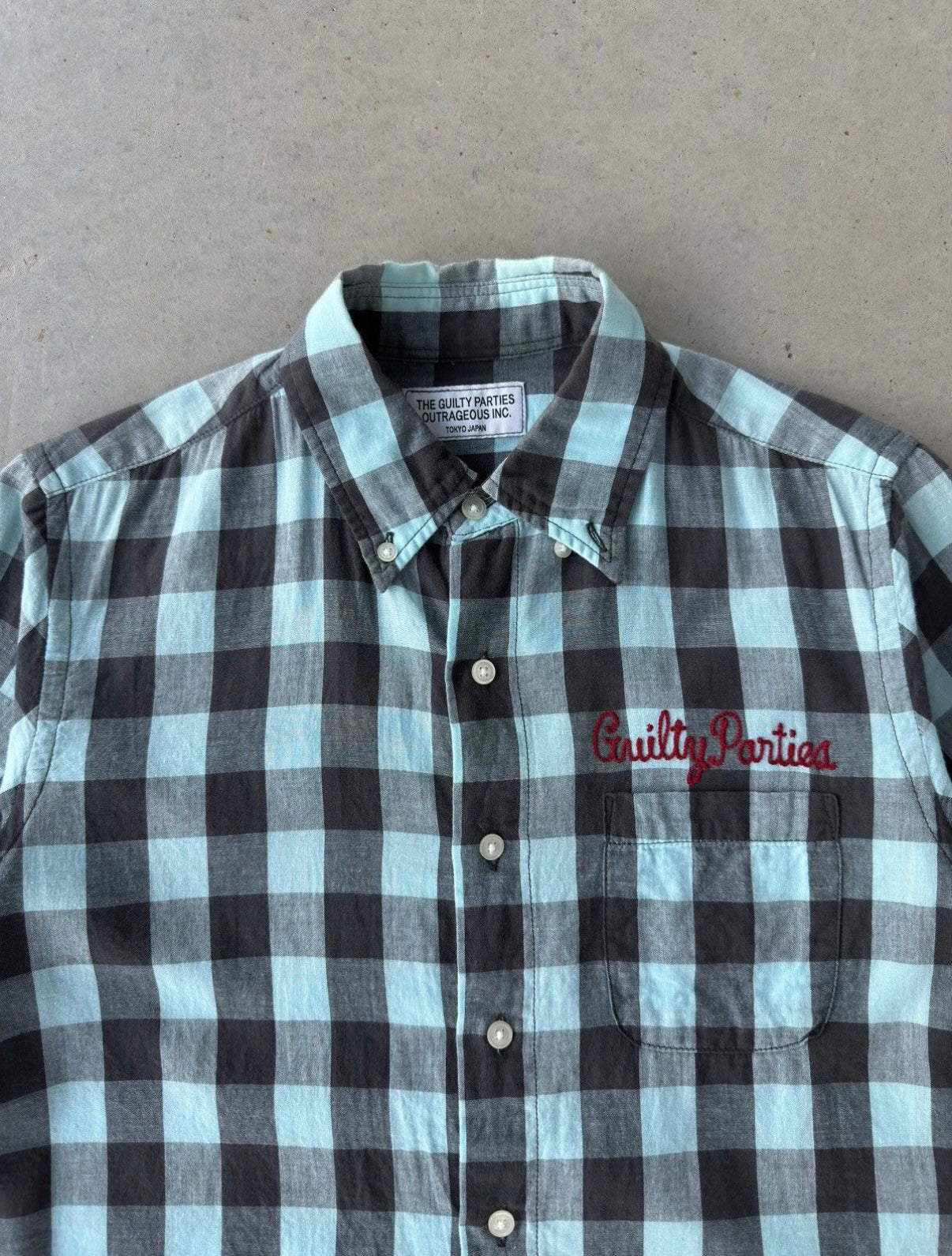 Guilty Parties “ Drunkards Dream, Rock Steady “ Button Up Shirt [M]