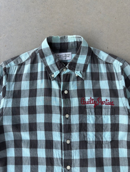 Guilty Parties “ Drunkards Dream, Rock Steady “ Button Up Shirt [M]