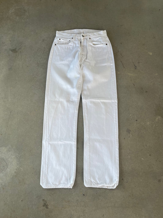 90’s White Levi’s 501 Jeans [30x33]