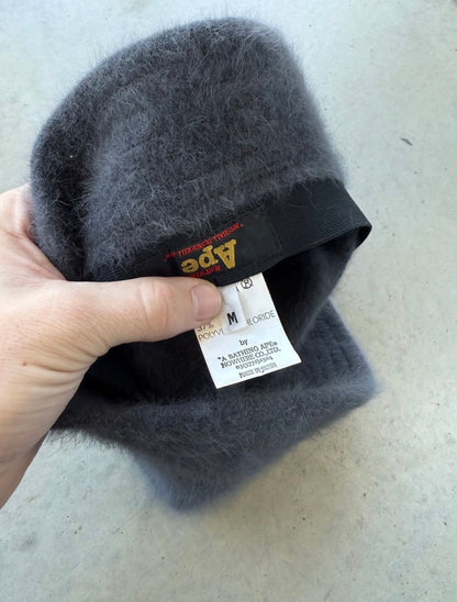 00’s A Bathing Ape Bape Black Bucket Hat [M]