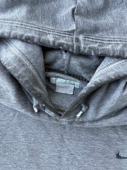 00’s Faded Grey Nike Swoosh Hoodie [XL]