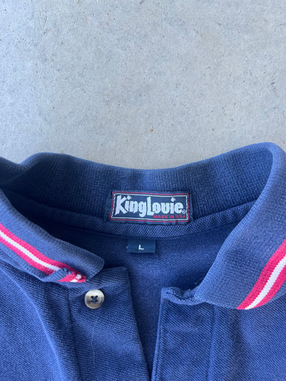 90s Automotive Polo Shirt [L]