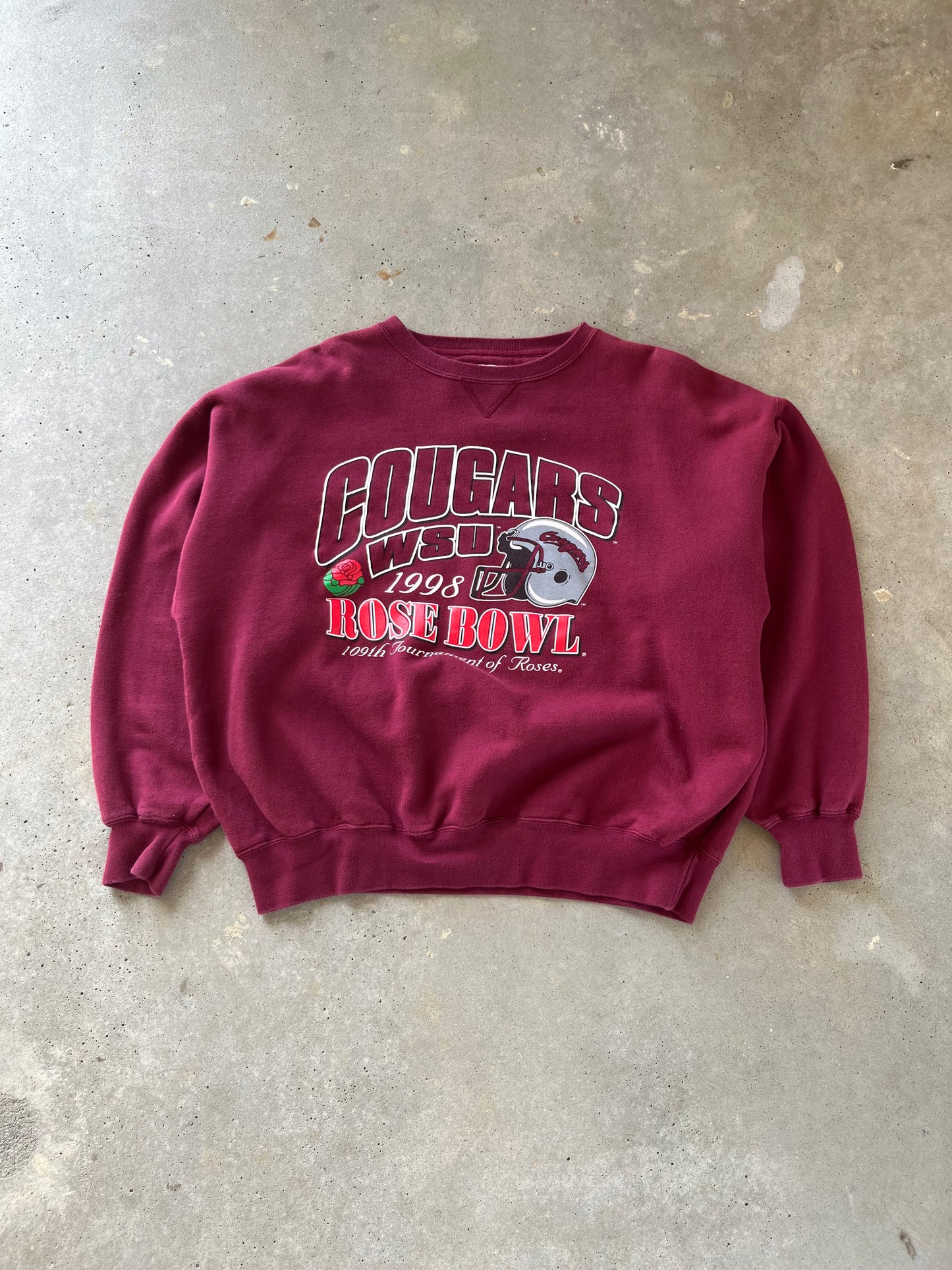 1998 Washington State Univ. Rose Bowl Crewneck [L]