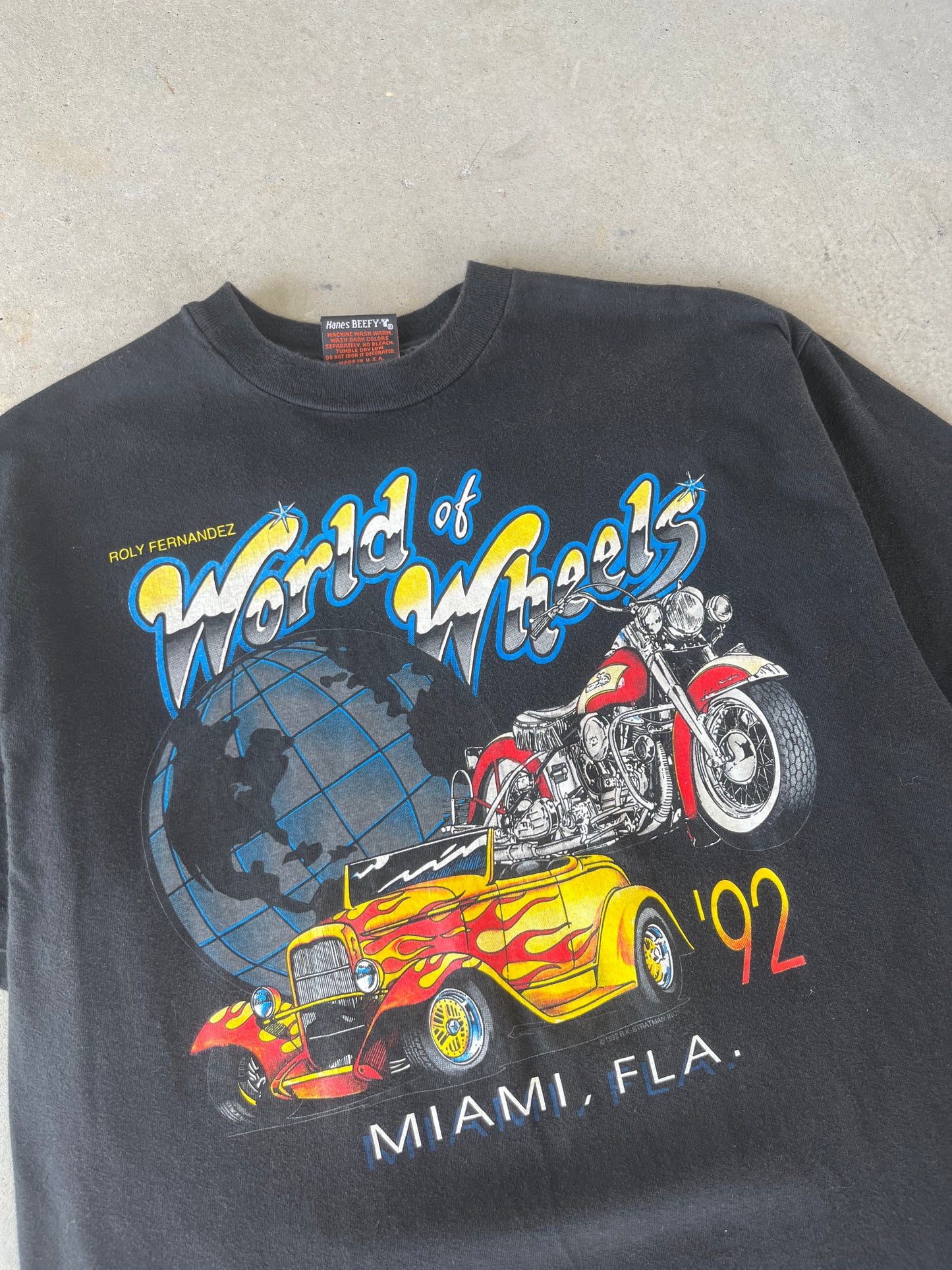 1992 Harley Davidson Miami, Florida T-Shirt [L]