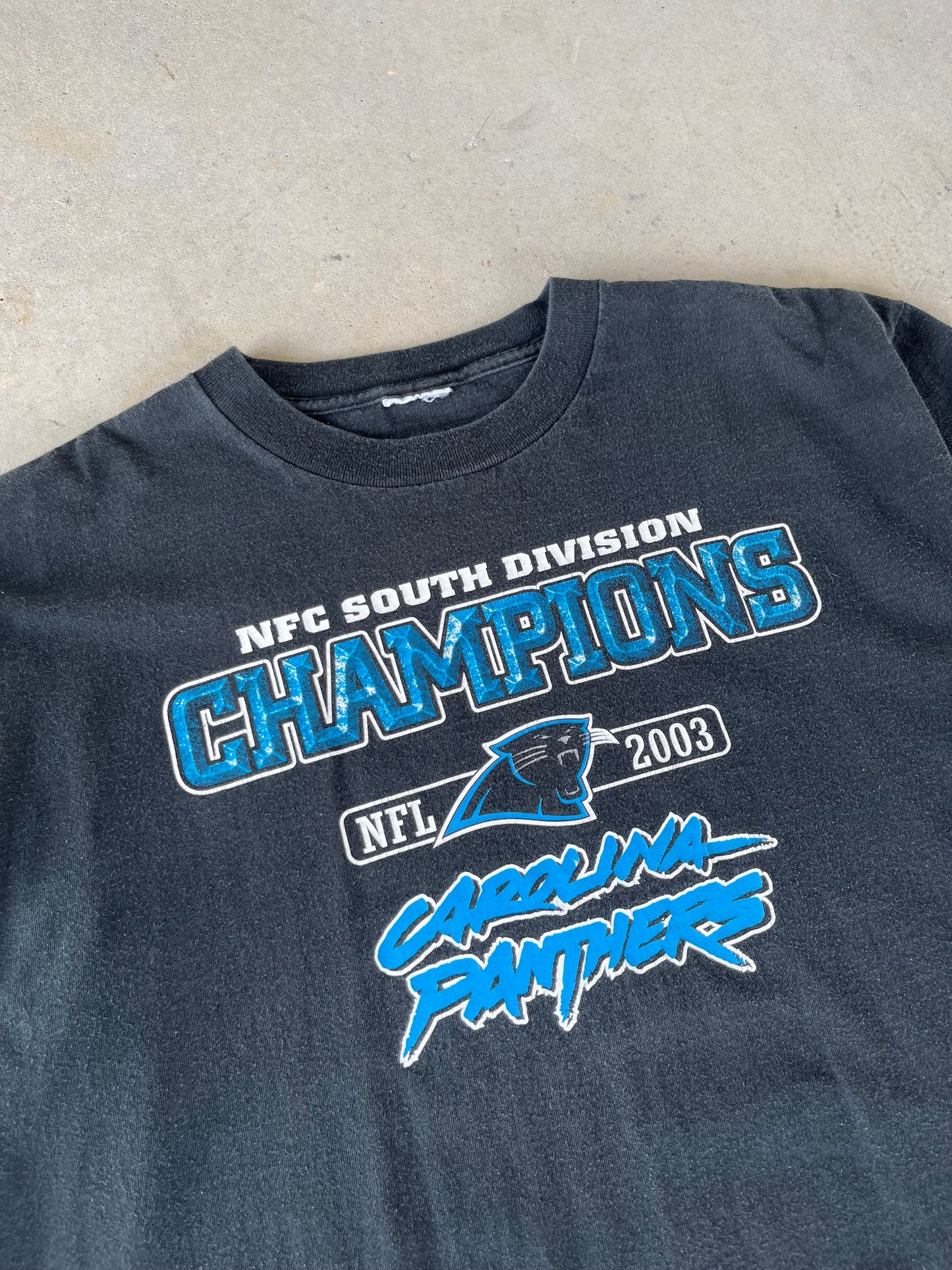 2003 Carolina Panthers NFC Champions T-Shirt [XL]