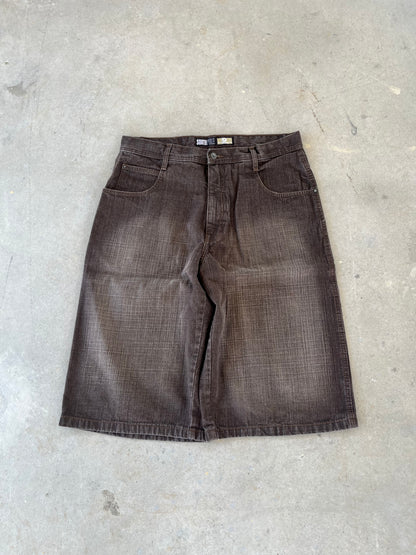 Y2K Southpole Brown Baggy Shorts [36]